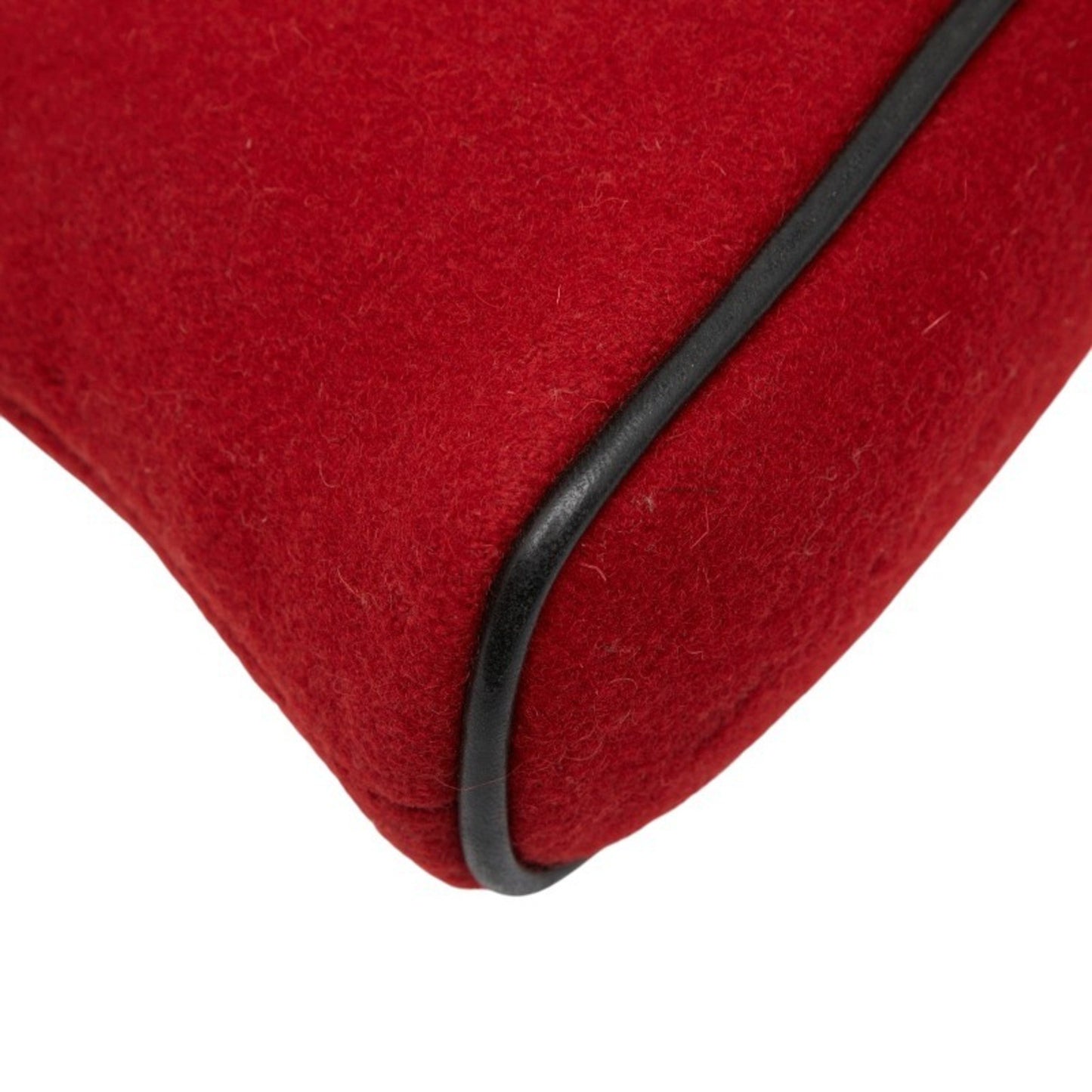 Hermes Bolide Pouch 20 Red Wool