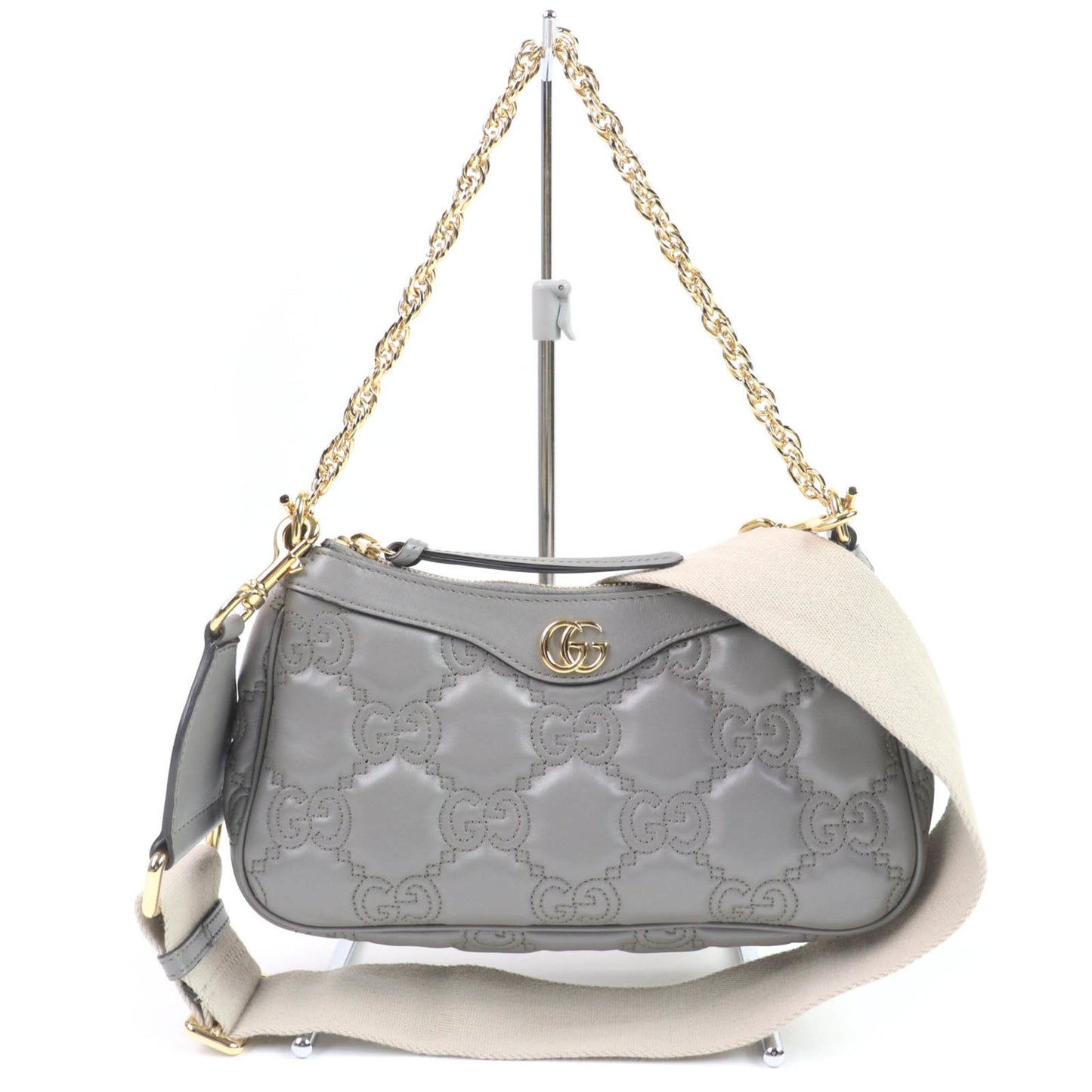 Gucci 735049 Gg Matelasse Leather 2-Way Handbag/Shoulder Bag
