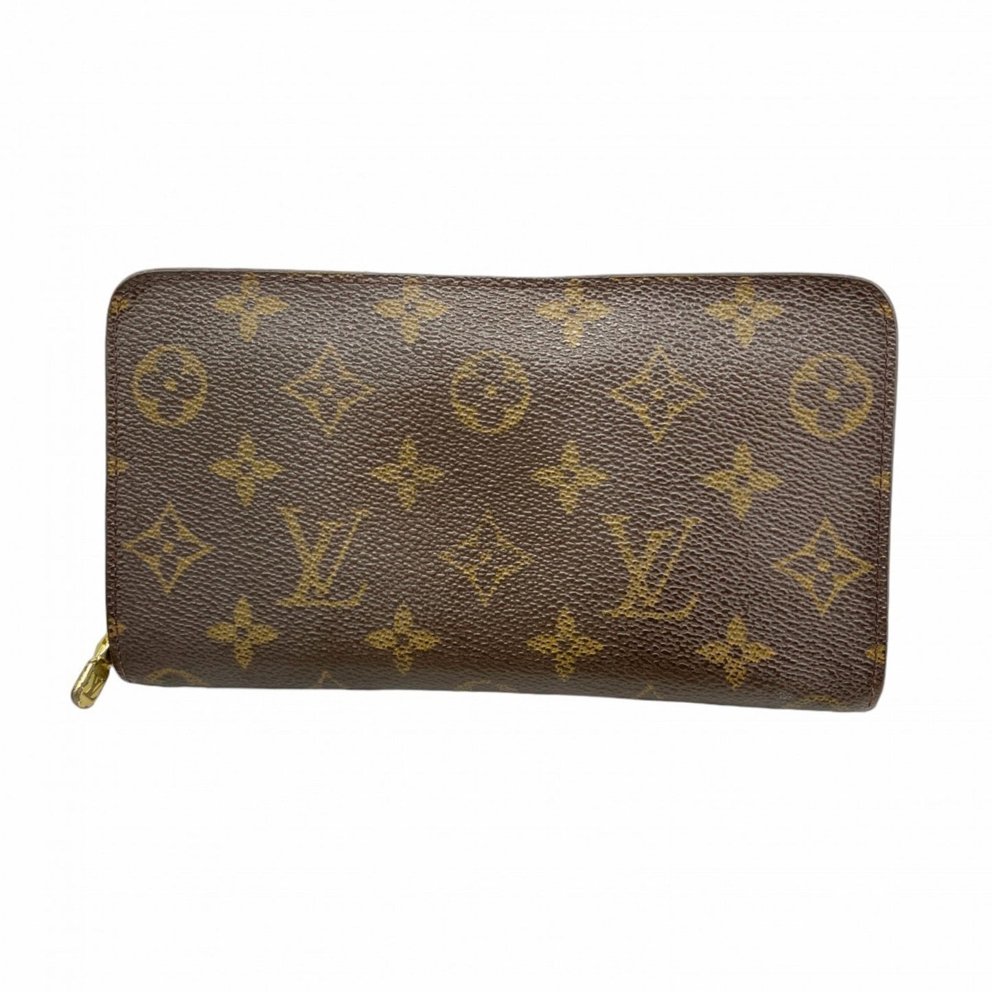 Louis Vuitton Monogram Porte Monne Zip Long Wallet M61727 Brown