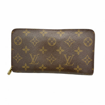 Louis Vuitton Monogram Porte Monne Zip Long Wallet M61727 Brown