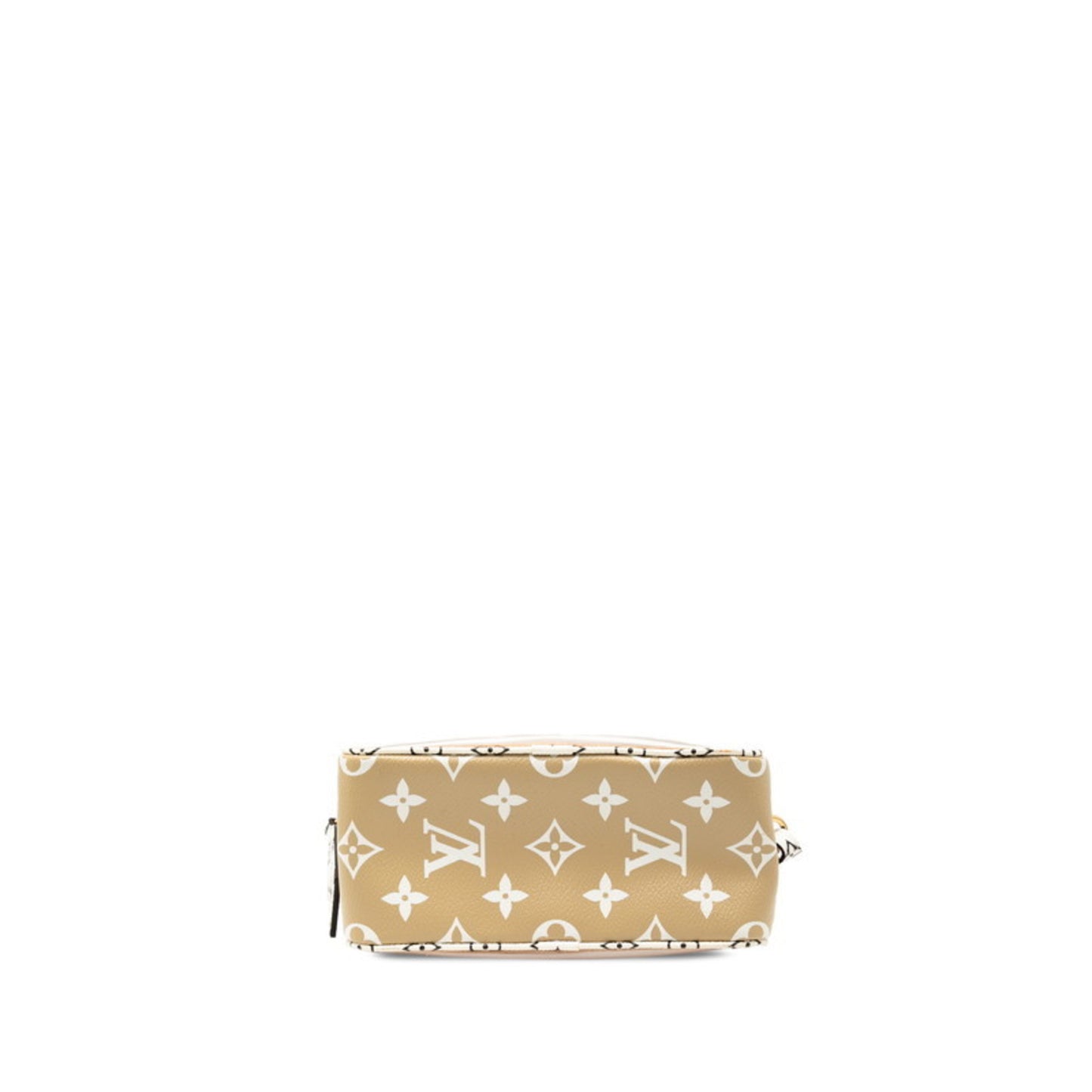 Louis Vuitton Monogram Giant Beach Pouch One-Shoulder Bag M67610 Khaki White Beige Vinyl