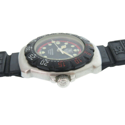 Tag Heuer Formula 1 374.508 Stainless Steel Rubber Black Dial Quartz Wristwatch 1910