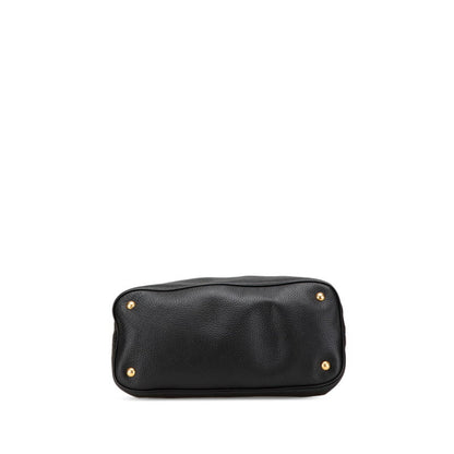 Prada One-Shoulder Bag Br4892 Black Calf Leather