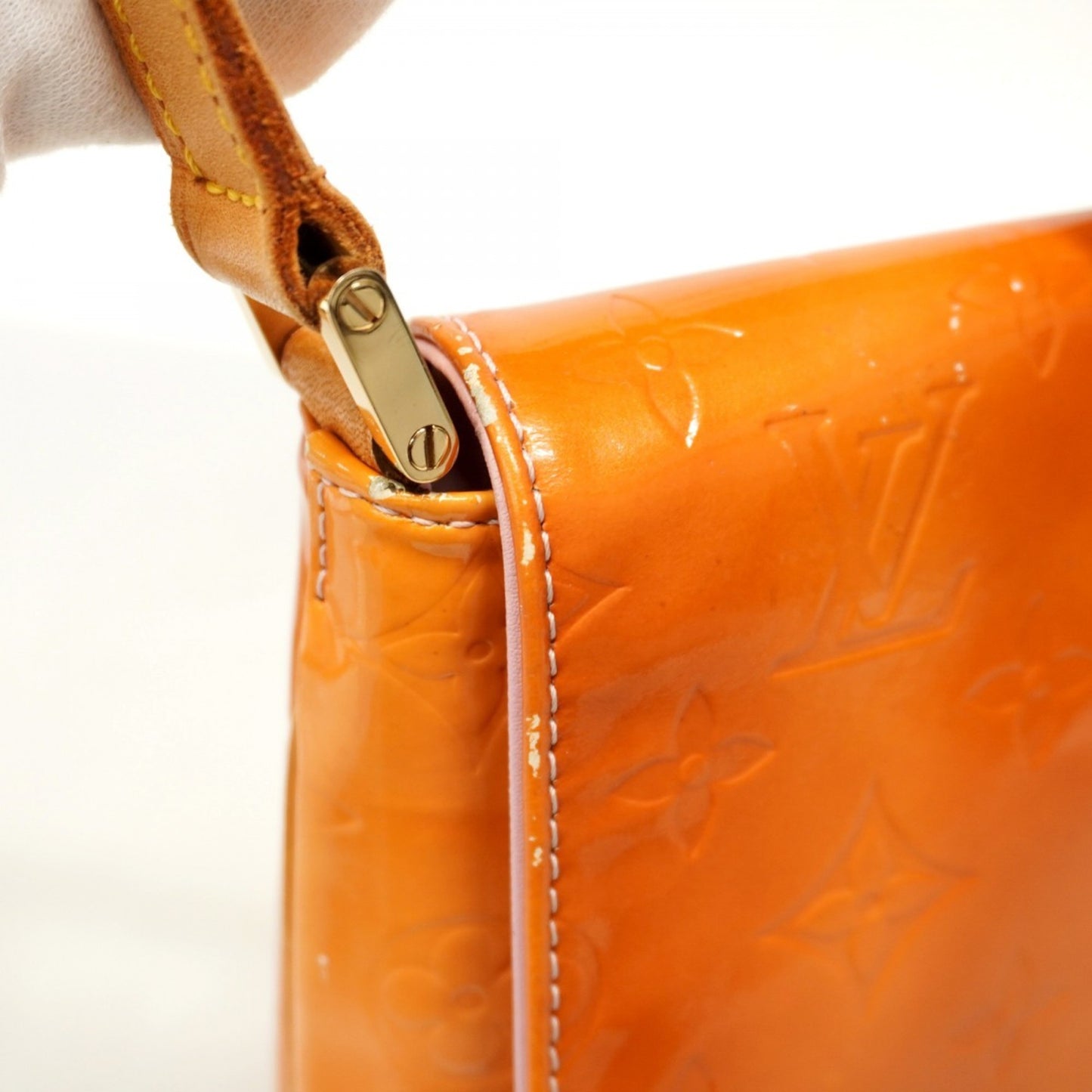 Louis Vuitton Vernis Thompson Street Shoulder Bag M91070 Rose