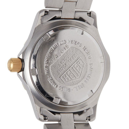 Omega 2000 Series Watch 974.015 Quartz Gold Dial Stainless Steel Plated