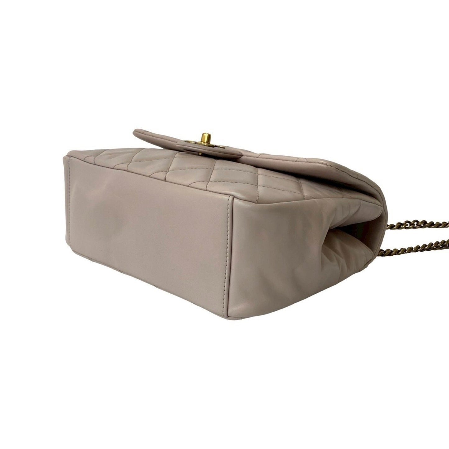 Chanel Matelasse Coco Mark Lambskin Pink Shoulder Bag 07195
