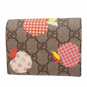 Gucci Gg Supreme Wallet 663922 Brown