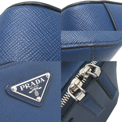 Prada Brick Saffiano Men'S Shoulder Bag 2Vh069 In Leather