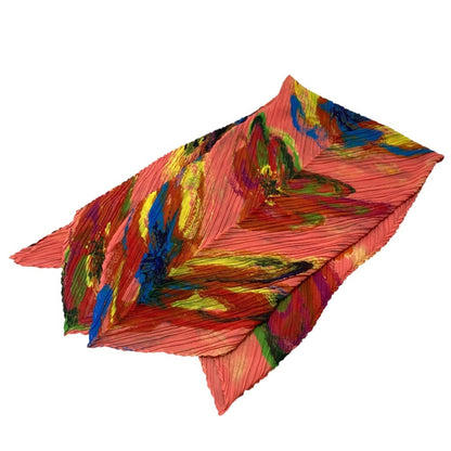 Pleats Please Issey Miyake All-Over Print Shawl/Scarf