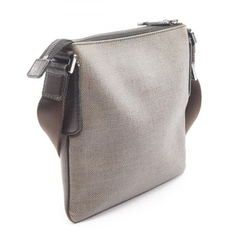 Bvlgari Weekend Shoulder Bag In Coated Canvas And Leather