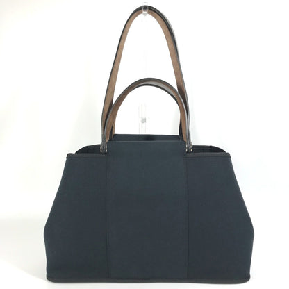 Hermes Cabag Elan Pm Shoulder Bag/Tote Bag In Leather/Canvas