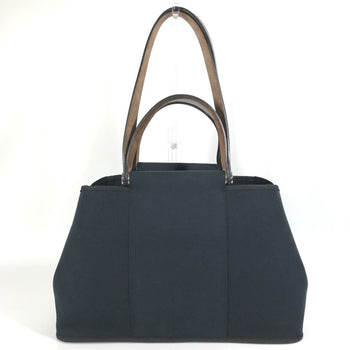 Hermes Cabag Elan Pm Shoulder Bag/Tote Bag In Leather/Canvas
