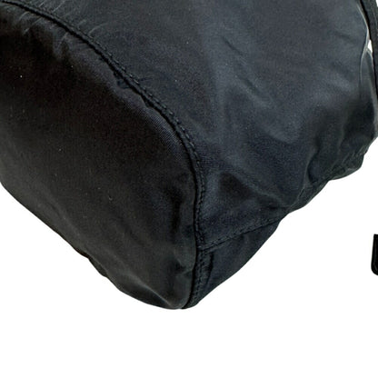 Prada 1Na369 Handbag Triangle Plate Pouch Black