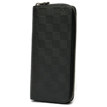 Louis Vuitton Zippy Wallet Vertical N63548 Damier Infinie Noir (Black) S-158507