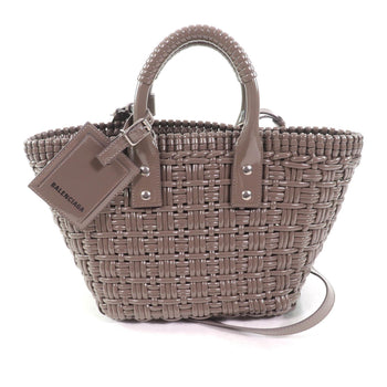 Balenciaga 671342 Bistro Xs 2-Way Basket Bag With Shoulder Strap