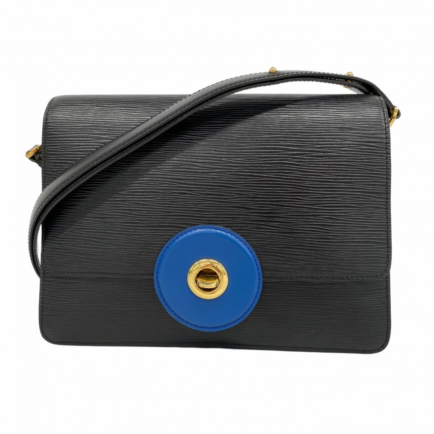 Louis Vuitton Epi Free Run Shoulder Bag M52415 Blue Noir