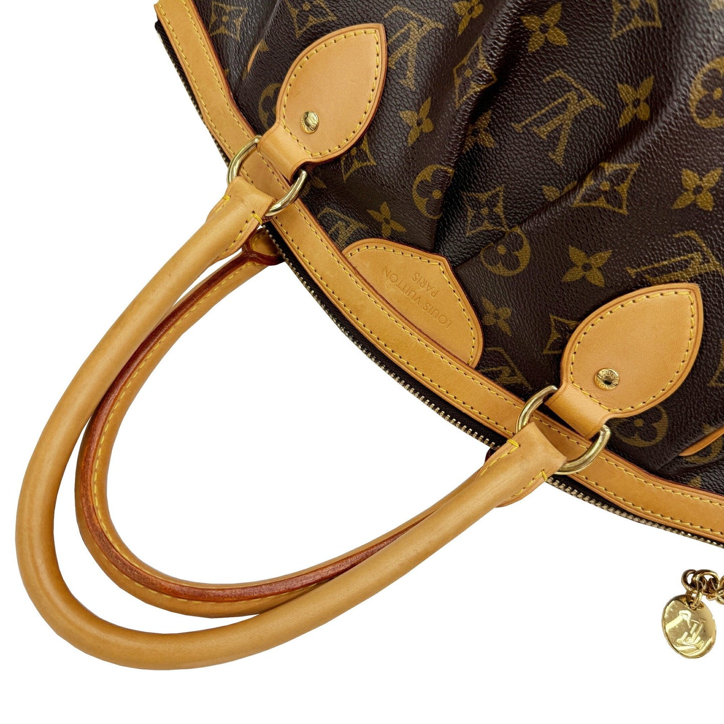 Louis Vuitton Tivoli Pm M40143 Handbag Tote Bag Monogram Canvas