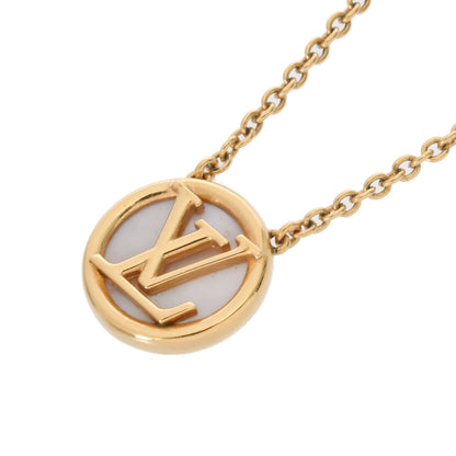 Louis Vuitton Collier Gold M80259 Women'S Gp Mother-Of-Pearl Necklace