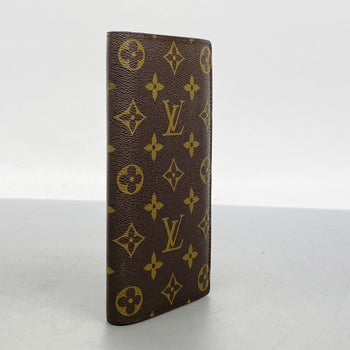 Louis Vuitton Monogram Portefeuille Brazza Long Wallet M66540 Brown