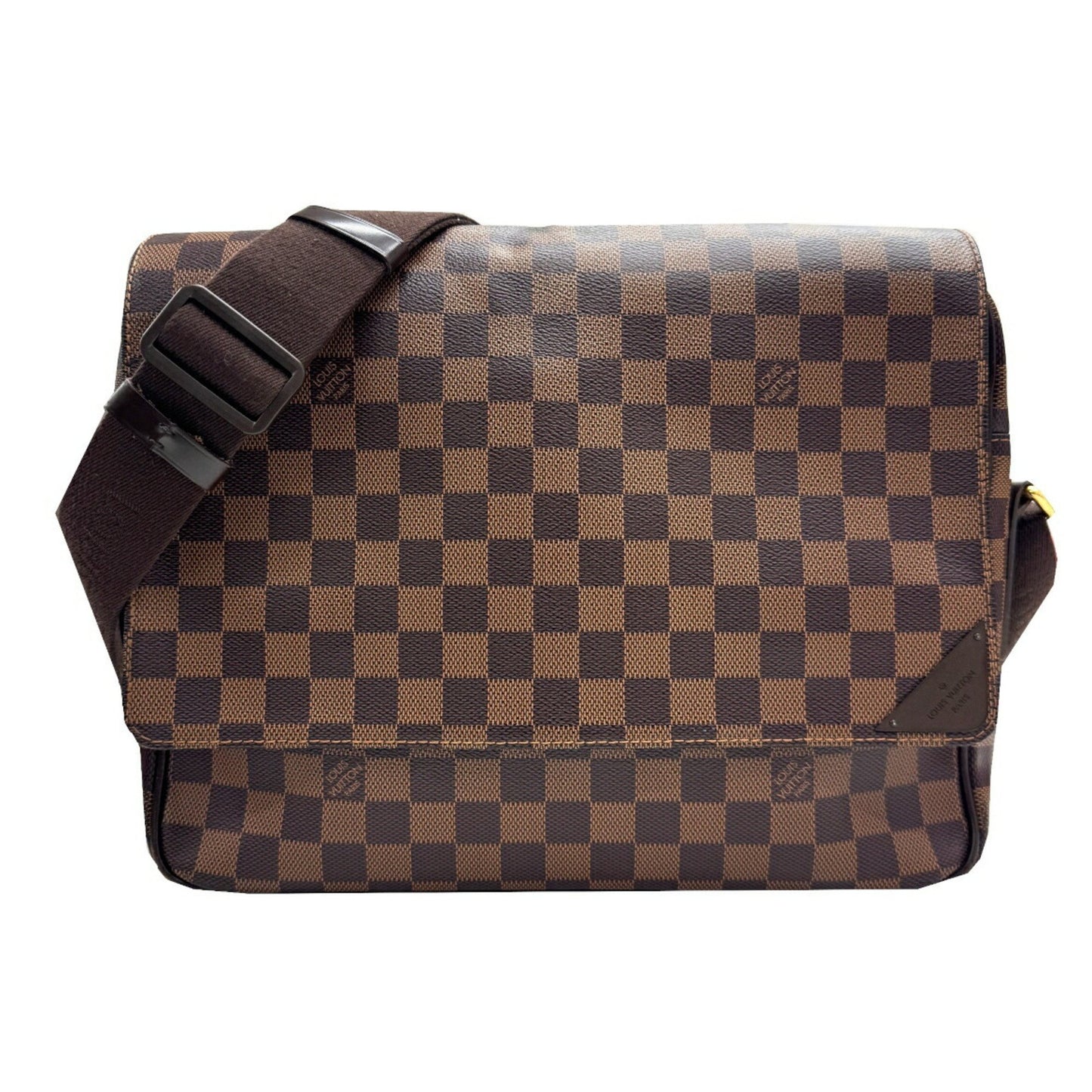 Louis Vuitton Louis Vuitton Shelton Mm N41149 Damier Shoulder Bag In Canvas