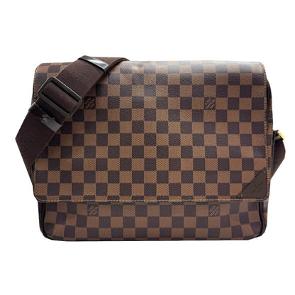 Louis Vuitton Louis Vuitton Shelton Mm N41149 Damier Shoulder Bag In Canvas