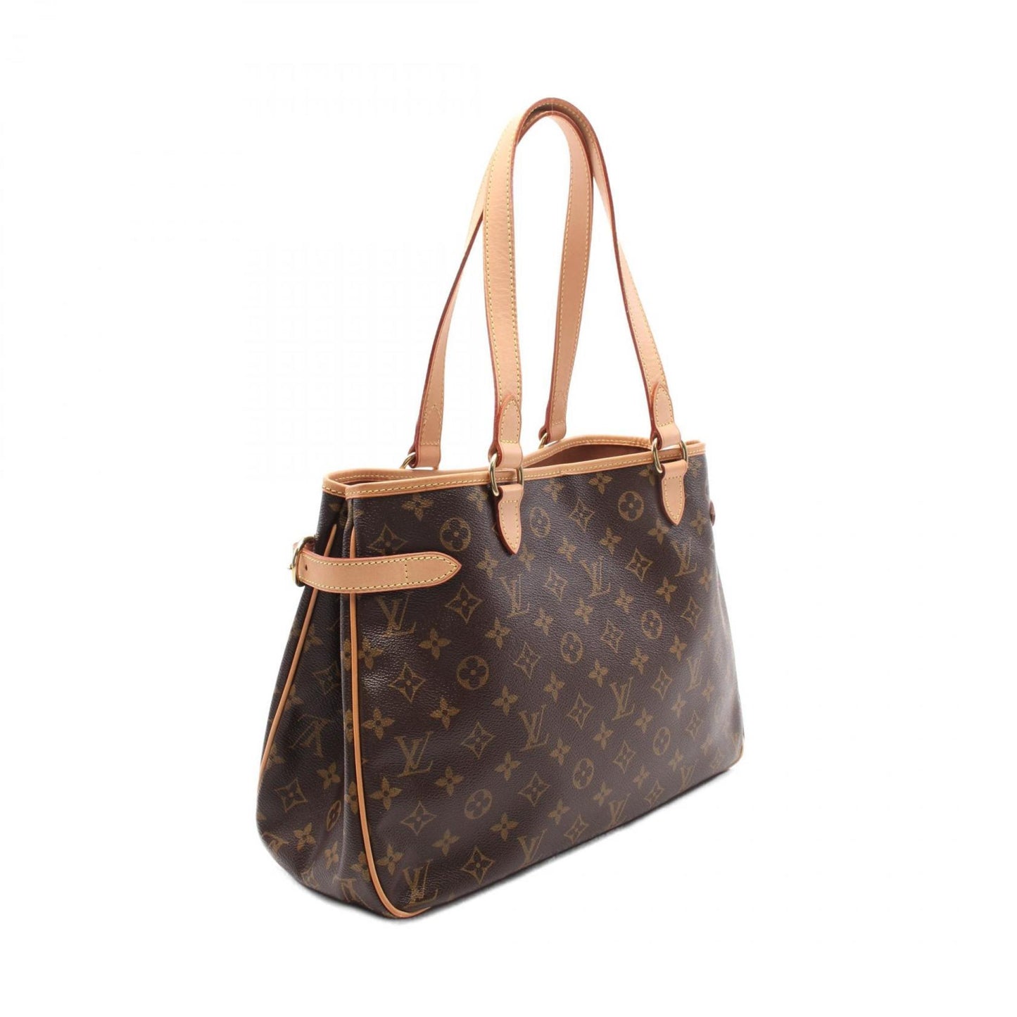 Louis Vuitton Batignolles Horizontal Monogram Shoulder Bag Coated Canvas Leather