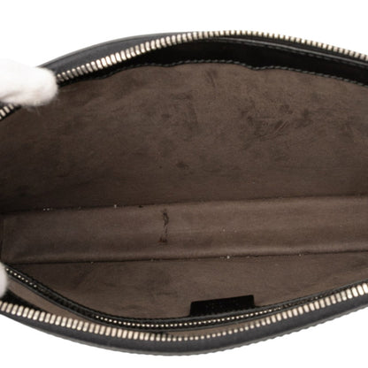 Gucci Sherry Line Clutch/Shoulder Bag 429016 Black/Multicolor Leather