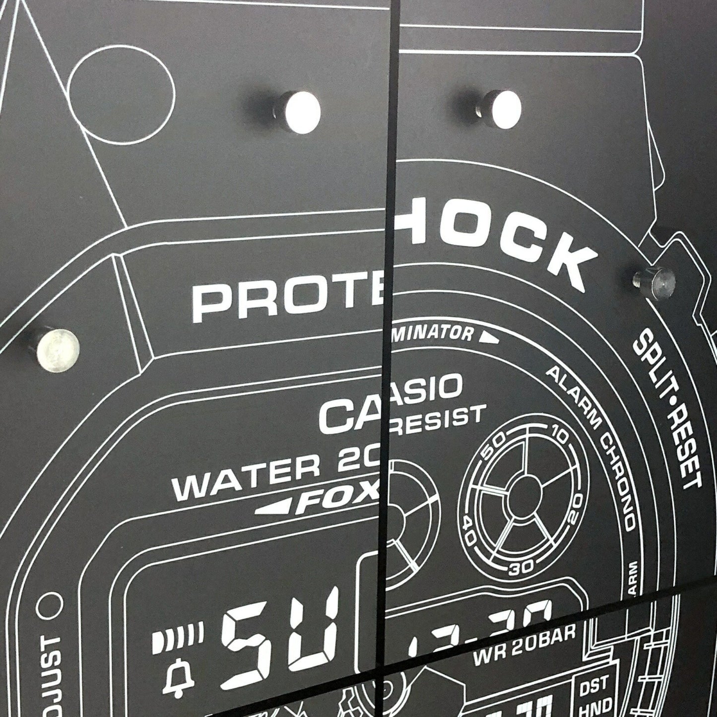 G-Shock Casio Iconic Styles Campaign B Prize Watch Gallery Stand (Not For Sale) Limited To 10