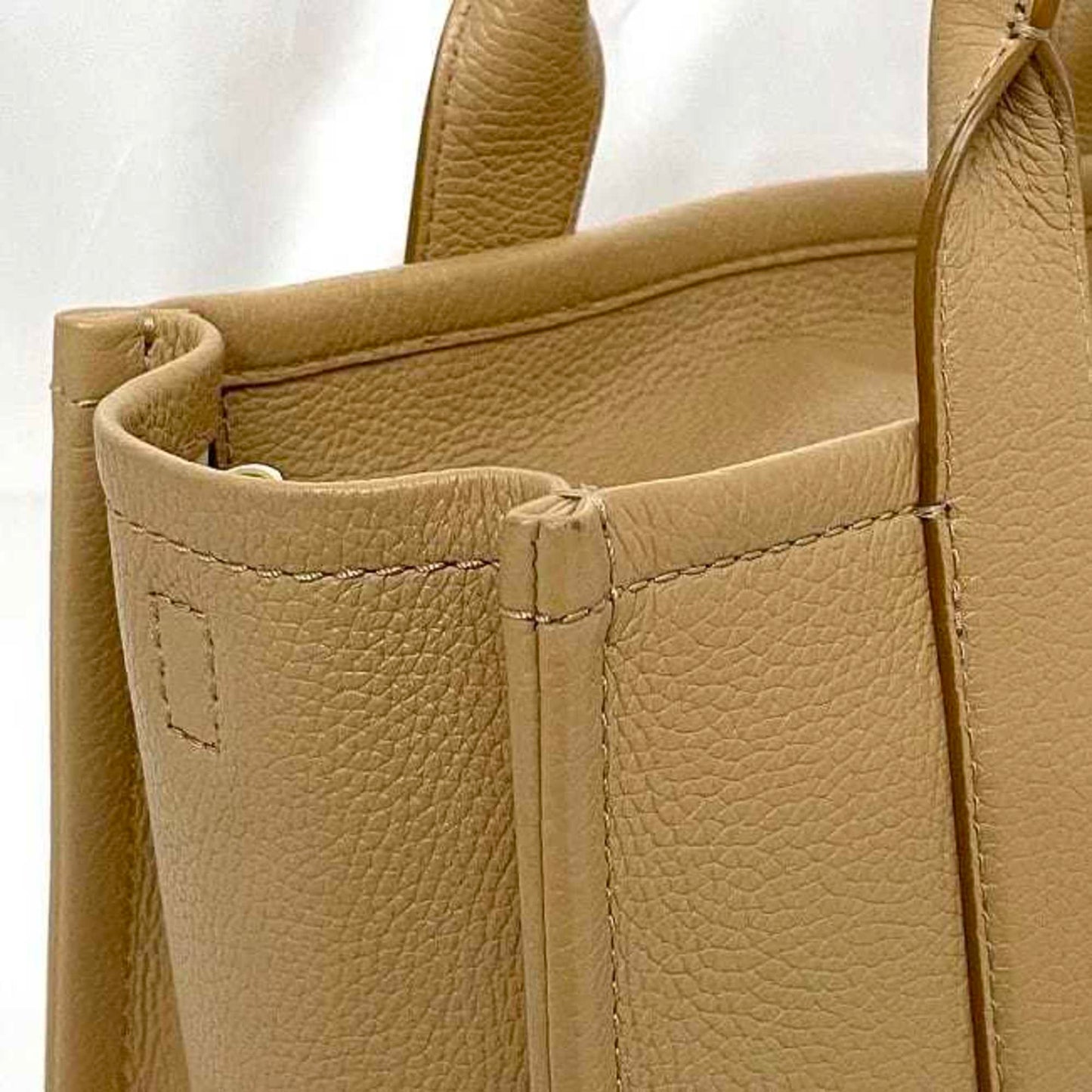 Marc Jacobs 2-Way Bag The Tote Ec-23445 Beige H004L01Pf21 Leather Tote Shoulder Crossbody
