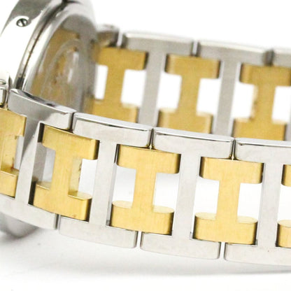 HERMES Clipper Gold Plated Steel Quartz