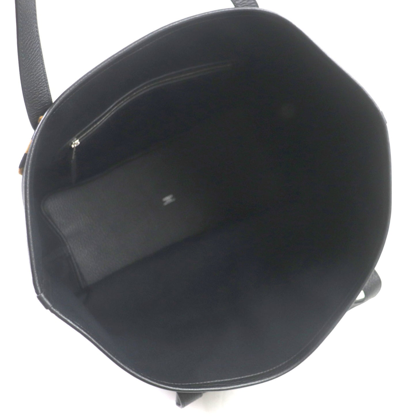 Hermes Pur Sangle Toile Militaire Taurillon Clemence Tote Bag