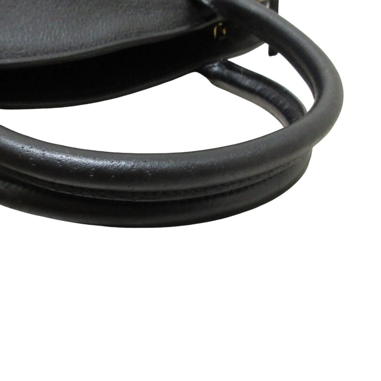 Salvatore Ferragamo Gancini Leather Tote Bag In Black