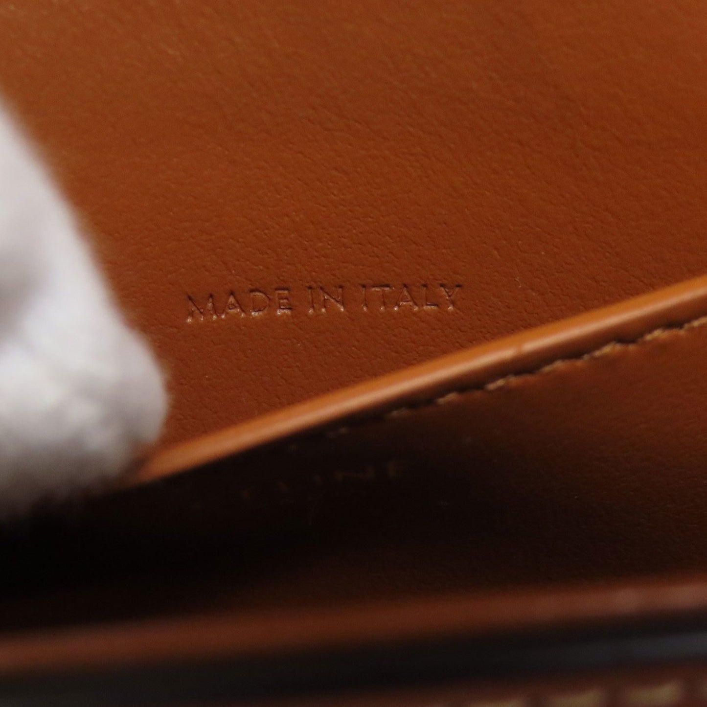 Celine Cadena Motif Shoulder Bag In Calf Leather