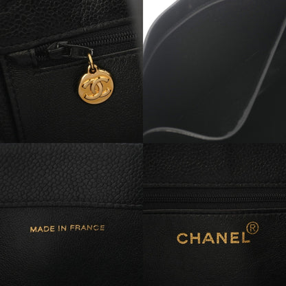 Chanel Black Women'S Caviar Skin Tote Bag