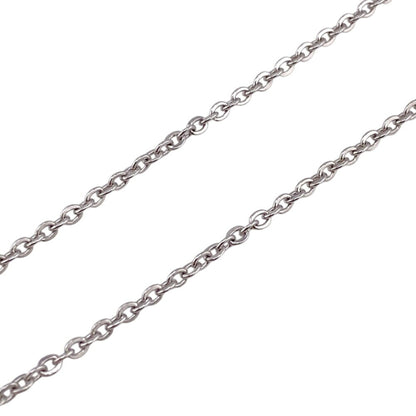 Hermes Hermes Cordage Rope Necklace High Chain Silver