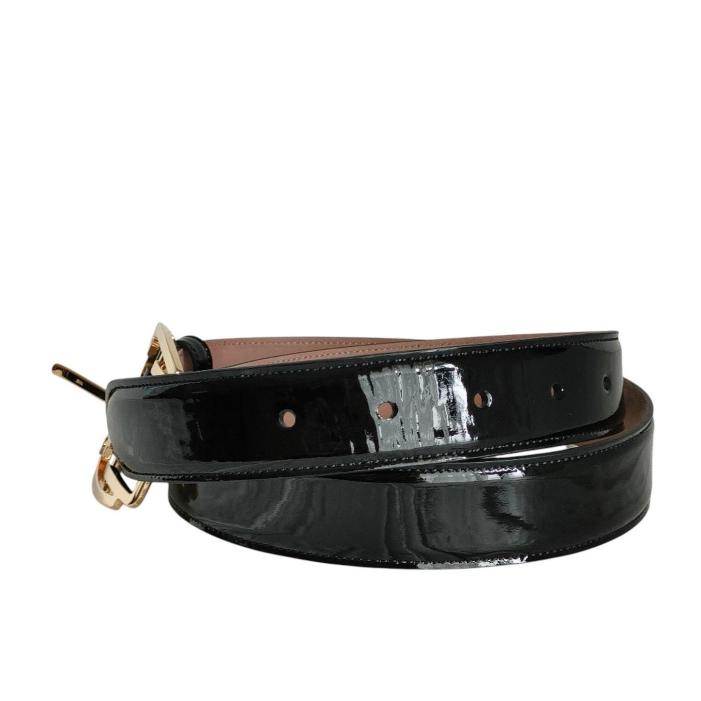 Dolce & Gabbana Women'S Patent Leather Pin Buckle Belt