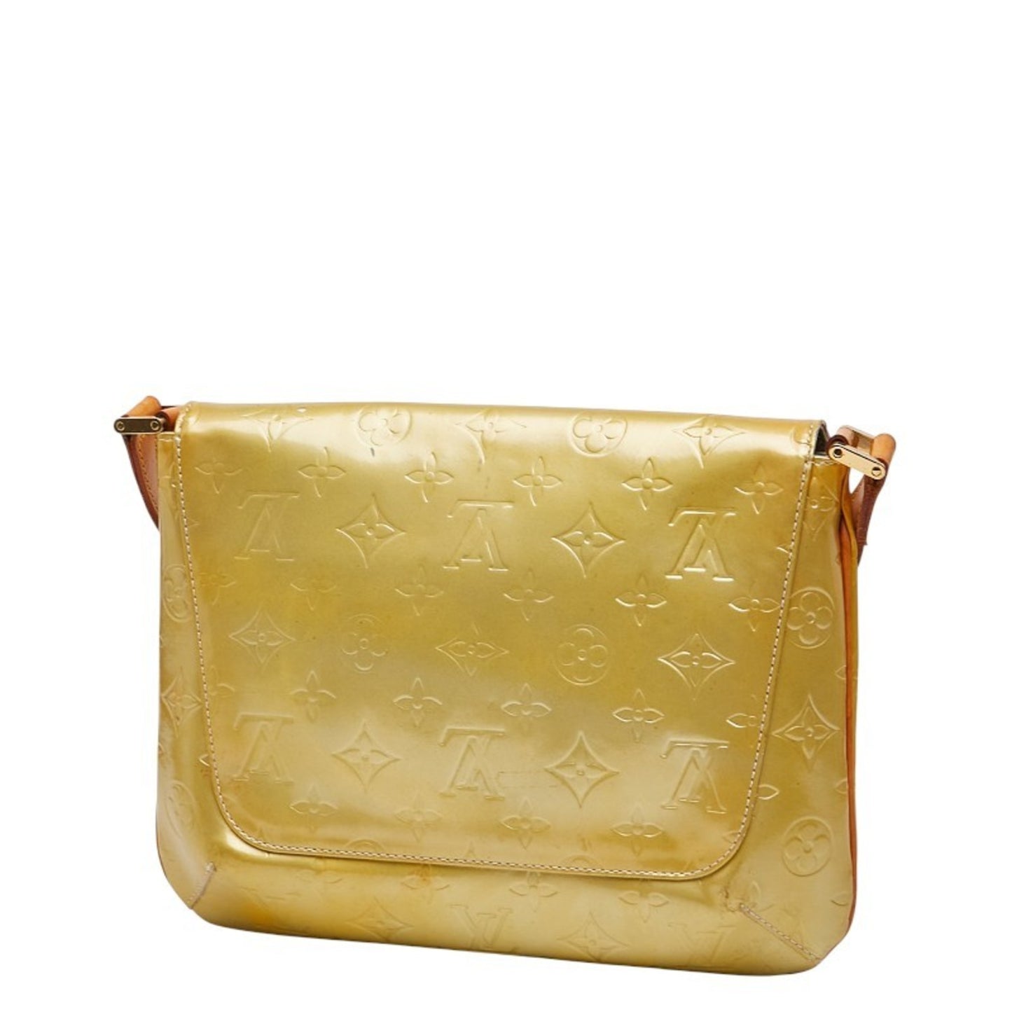 Louis Vuitton Monogram Vernis Thompson Street One-Shoulder Bag In Yellow