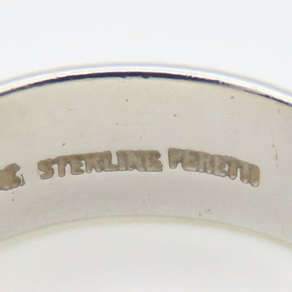 Tiffany & Co. Carved Heart Ring In Sterling Silver By Elsa Peretti