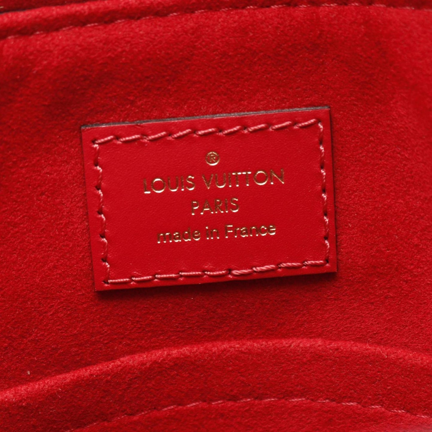 Louis Vuitton Bobur Damier Ebene Scarlet Handbag