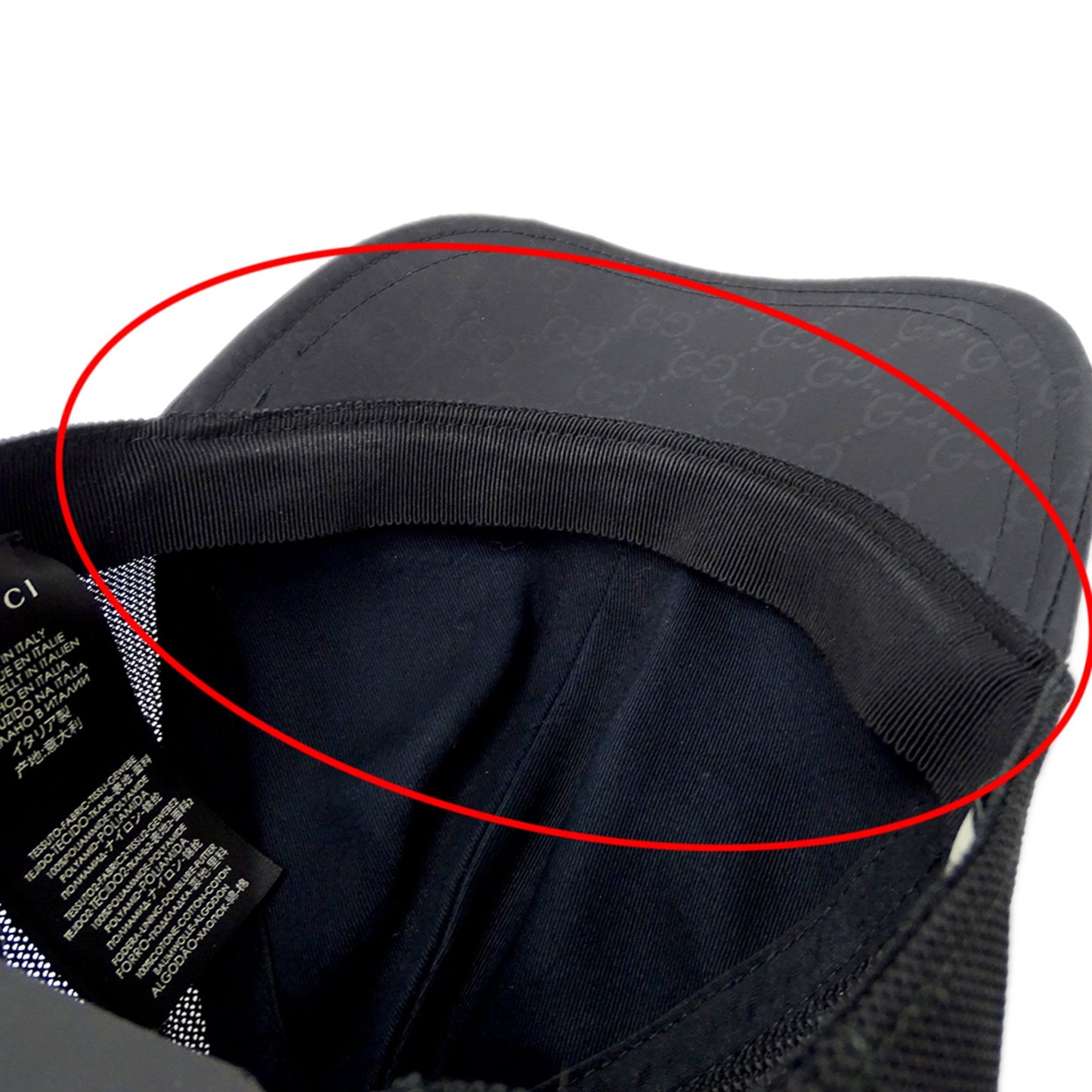 Gucci Men'S Gg Nylon Cap