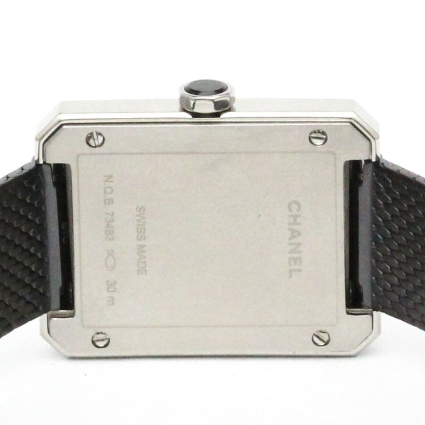 Chanel Boy-Friend Steel Leather Quartz