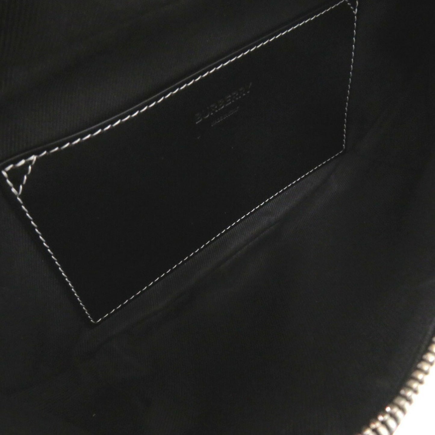 Burberry Tb Monogram Body Bag Waist Pvc Black 1380Burberry