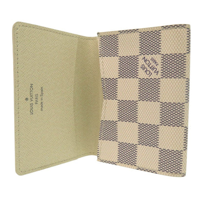 Louis Vuitton Azur Envelope Carte De Visite Damier Card Case N61746 White Lv 0719 Louis Vuitton