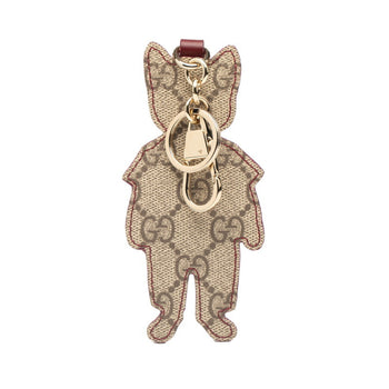 Gucci X Yuko Higuchi Japan-Exclusive Boris The Cat Keychain Charm In Beige