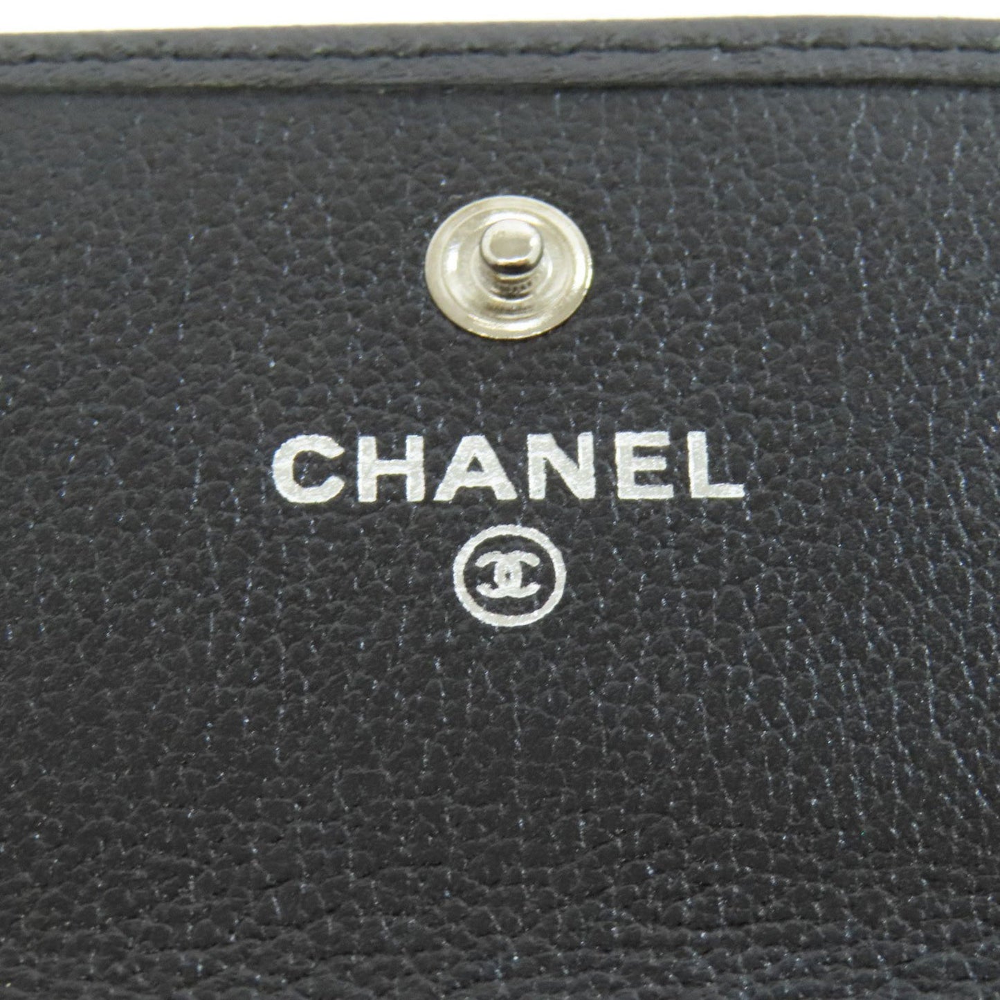 Chanel Camellia Coco Mark Long Wallet Calfskin