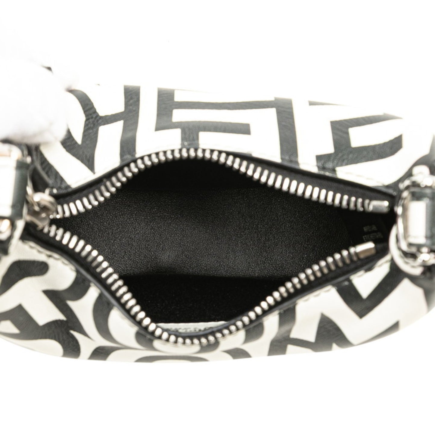 Fendi Nanography Marc Jacobs Collaboration Handbag 7As089 White