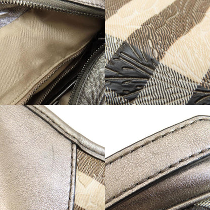 Burberry Nova Check Flower Embossed Handbag