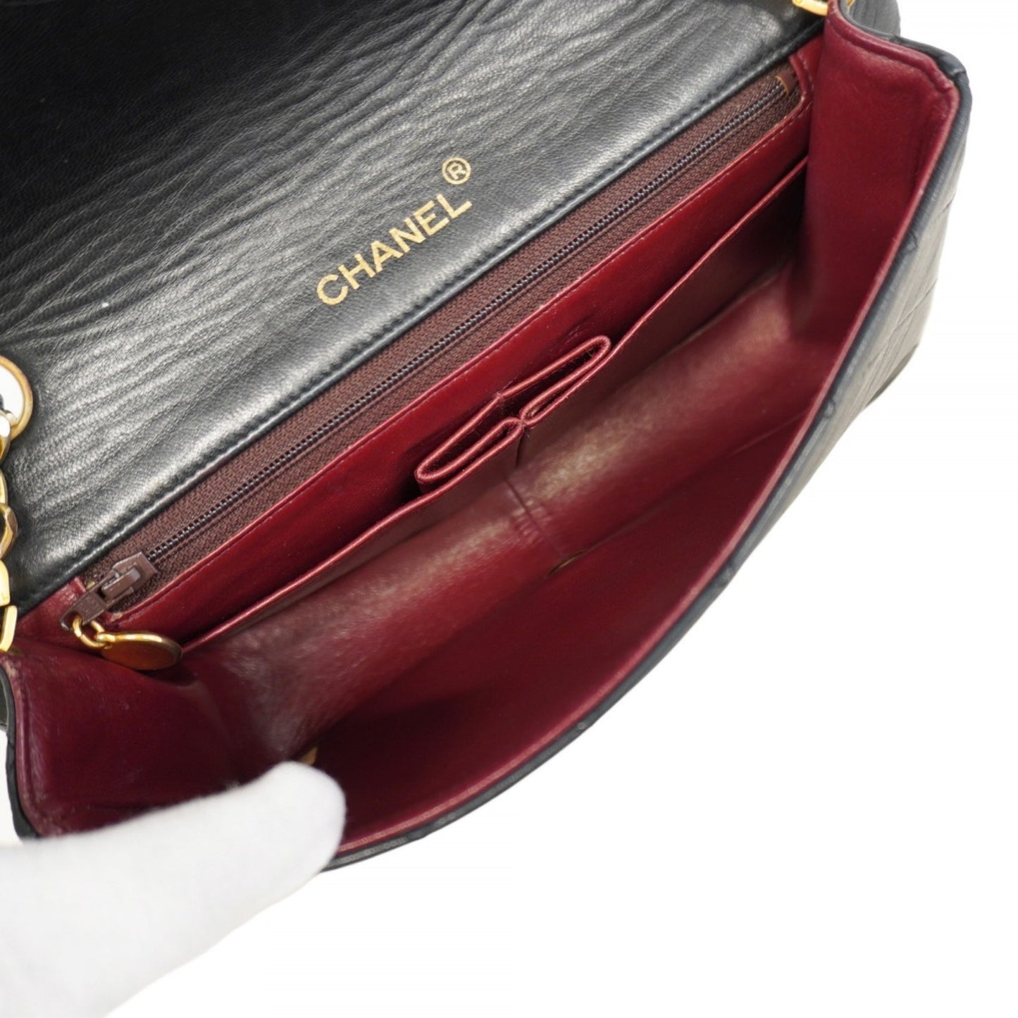 Chanel Matelasse Shoulder Bag With Chain Bag