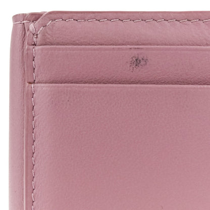 Christian Dior Lady Cannage Lotus Wallet Tri-Fold In Lavender
