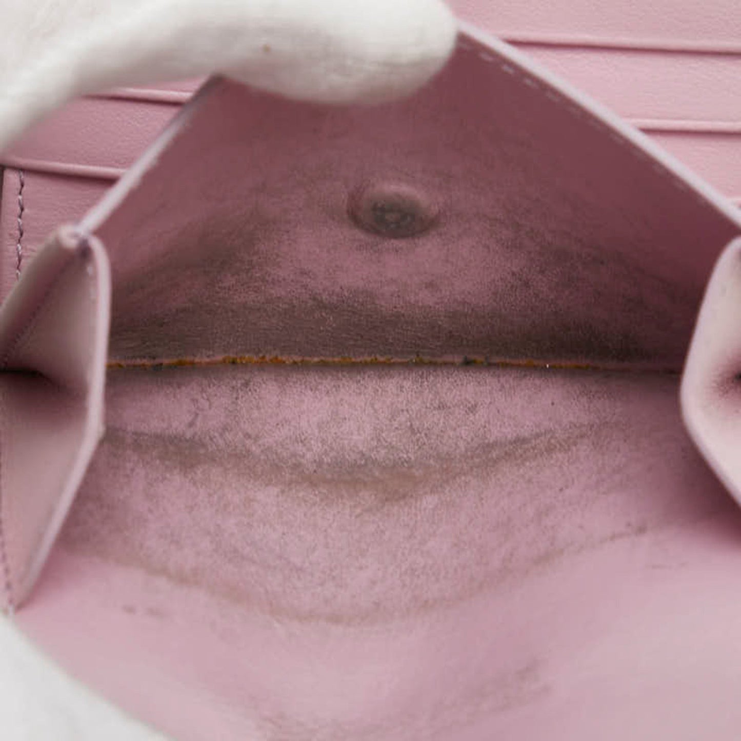 Celine Small Trifold Wallet In Pink Leather